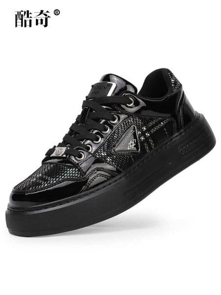 CF1B Designer Shoes Mens Shoes Womens Sneakers Classic Casual Shoes Bright Leather Nylon Outdoor Trainers Comfortable Breathable Running Shoes Mesh Shoe KQ6736 2
