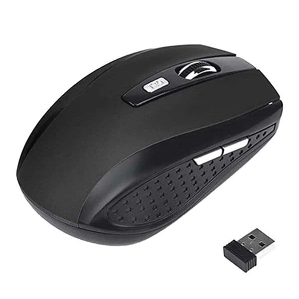 2.4G Wireless Mouse Mouse Ergonomic 800/1200/1600DPI 6 Mute Buttons Mouse For Book Tablet Laptops Computer PC Z250320