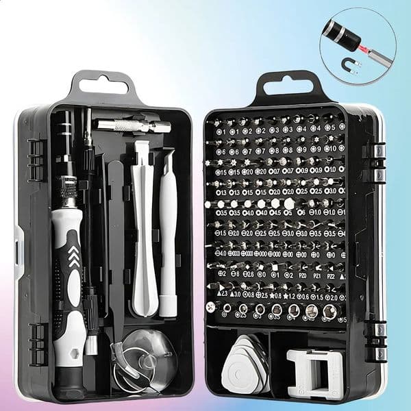 Electronics Screwdriver Set 115 in 1 Precision Screwdriver Tools Nut Driver Professional Magnetic Repair Tools Laptop Repair 250318BJ