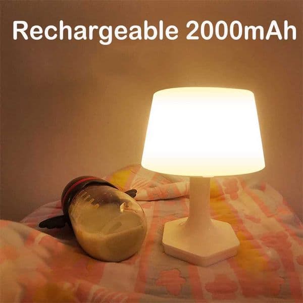 USB charging bedside lamp with 2-color switch LED desk lamp for bedroom reading light decoration and night light Z250320