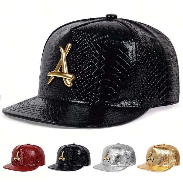 Unisex Personality A Letter Label Hip-hop Hats Spring And Autumn Outdoor Adjustable Sports Casual Baseball Caps Sunscreen Hat 250319