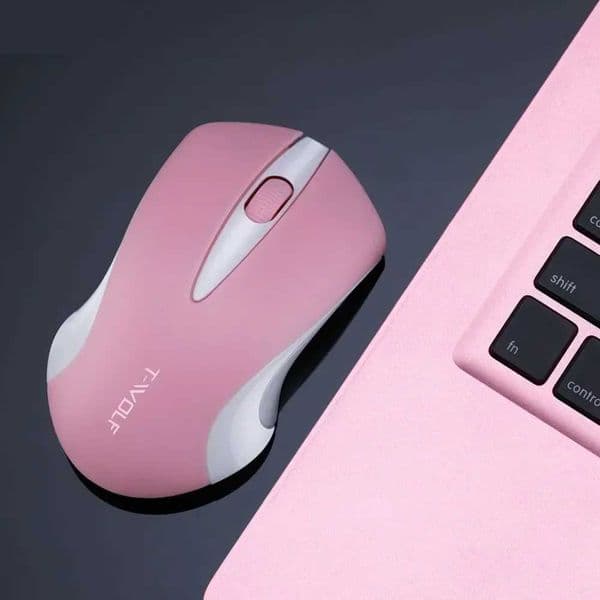 1600dpi Pink Computer Mouse Wireless Mouse Cordless Girl Cute Mouse Optical Mouse Fashion Mouse Z250320