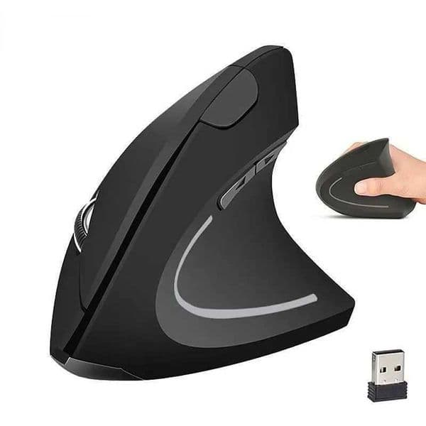 Wireless Mouse Vertical Gaming Mouse USB Computer Mouse Ergonomic Desktop Vertical Mouse 1600 DPI Suitable for PC Laptop Office Home Z250320