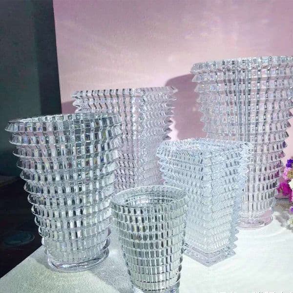 Top Quality Crystal Glass Vase Fashion Ornaments High-End Home Decoration