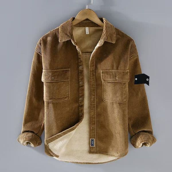 jacket men dress shirt jacket Autumn and winter mens jacket fashion long sleeve shirt top button shirts coat long sleeve overshirt designer clothing coat