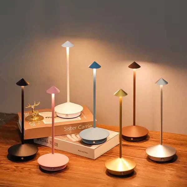 Rechargeable Table Lamp Creative Dining Touch LED Hotel Bar Coffee Pro Table Lamp Lampada Da Tavolo Decorative Table Lamp Z250320
