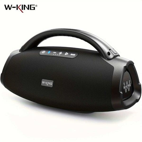 New Arrival W-KING 200W RMS Portable BT Speakers Massive Bass Party Boombox IPX7 Waterproof Speaker Large Loud Outdoor Speaker T250321