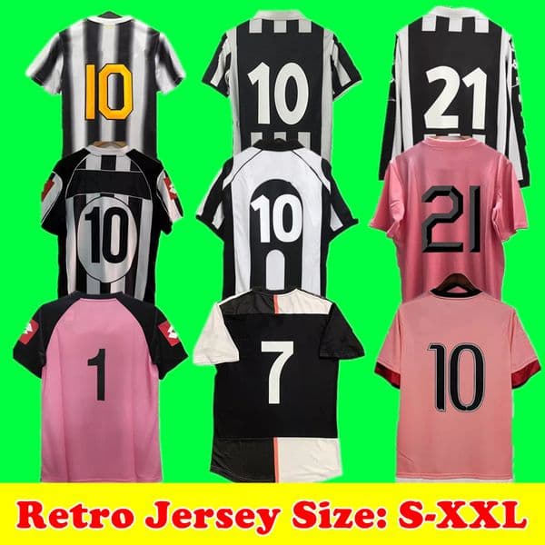 BUFFON DEL PIERO Class Vintage Soccer Jerseys 92 94 95 96 97 98 99 00 01 02 03 04 05 BAGGIO ZIDANE NEDVED TREZEGUET DYBALA RONALDO 11 12 14 15 16 17 18 Retro Football Jersey