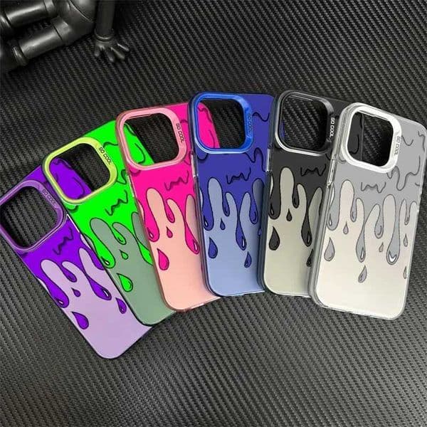 New Arrival Suitable for iPhone 16 15 Pro Max 11 12 13 15 Pro XS XR7 8 Plus frosted titanium phone case with interesting painting art shock-absorbing phone case T250321