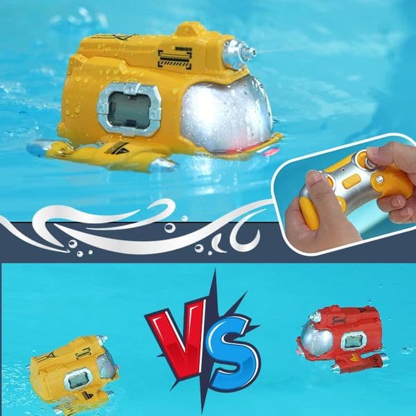 2.4G Remote Control Boat Double Propeller Electric Toy Boat Children Summer Water Multiplayer Battery Water Jet Toy Boat 250320