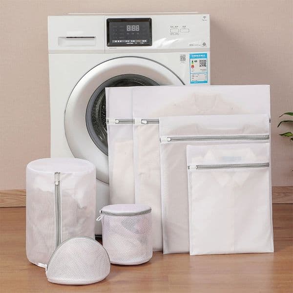 Laundry Bag Clothes Washing Machine Bra Lingerie Fine Mesh Net Wash Bag Pouch Basket Washing Care Coarse Mesh Laundry Bags Storage Sweater Protective W0416