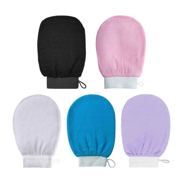 Moroccan Hammam Exfoliating Shower Gloves Painless Remove Dead Skin Scrub Body Korean Massage Mitt Bathroom Cleaning Gadget 1pc