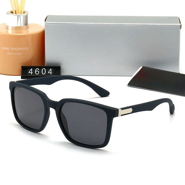 Fashion luxury sunglasses men designer Polarizing Casual sun overs for women classic Clear glasses man black print square frame classical 4604