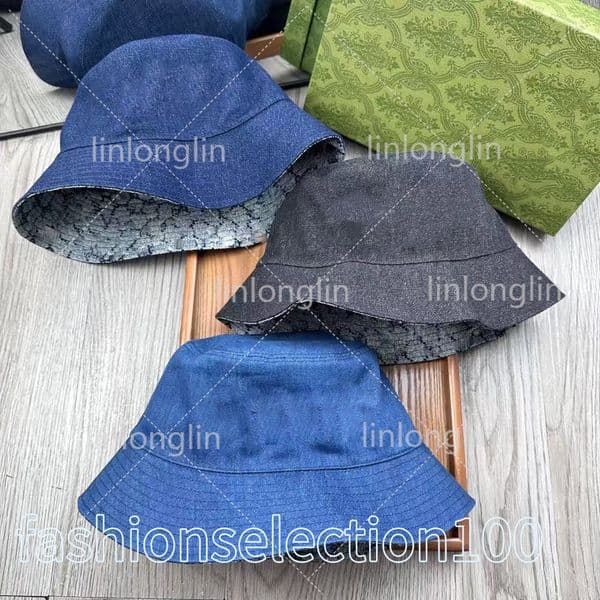 denim bucket hats designer denim letter casuqette luxe women's ball cap mens caps baseball cap luxury hats designers women summer casual mens