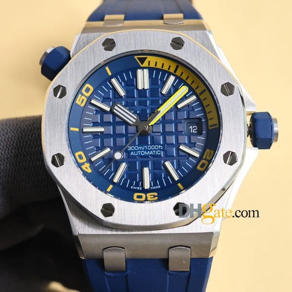 GW AAAA Stainless steel Automatic Luxury designer Wristwatches 42mm 141mm Cal3120 Mechanical Watches Mens 15710 SUPERCLONE Brand Mechanical Man Montres de lu bbf5