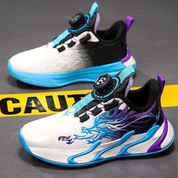 Childrens Sports Shoes Cushioning Lightweight Fashion Walking Shoes Comfortable Wear-resistant Running Shoes for Kids Sneakers X250322