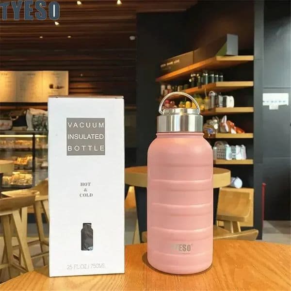 Tyeso Double Stainless Steel Thermos Mug Portable Sport Vacuum Flask Large Capacity Thermal Water Bottle Tumbler Drinks Cup 250321