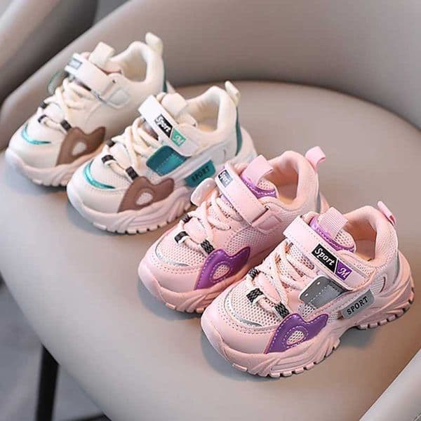 Trendy fashion childrens shoes PU leather boys and girls running shoes ergonomic breathable childrens sports shoes casual shoes X250322