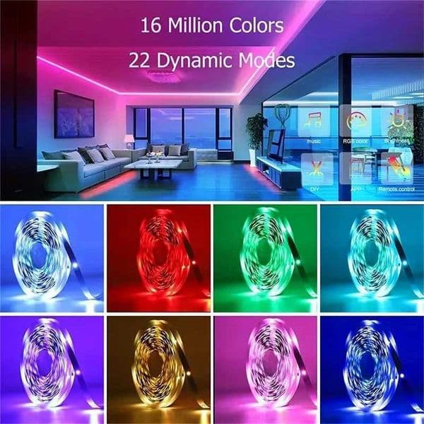 USB Led Strip Light RGB 5050 Led Lights Bluetooth APP Remote Control Flexible Lamp Tape for TV Backlight Festival Room Decoratio X2503221