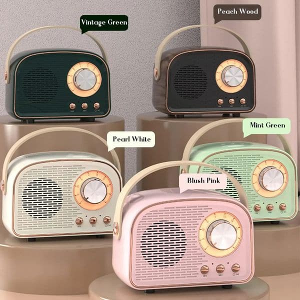 Retro Bluetooth Ser Cute Mini Ser Portable Wireless Ser for Home Outdoor Travel Vintage Decor Gifts For Girls 250320