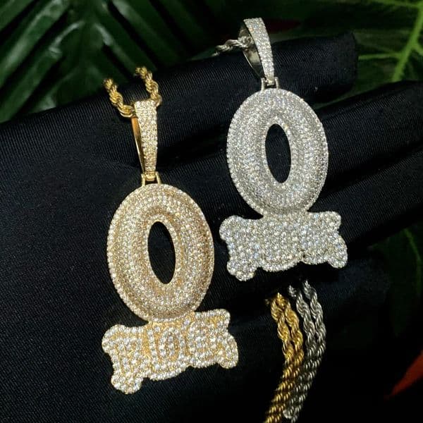 ZAKOL Hiphop Rock O Block Zirconia Pendant Necklaces For Women Men Unisex Metal Crystal Choker Clavicle Chain Jewelry Gifts 250313