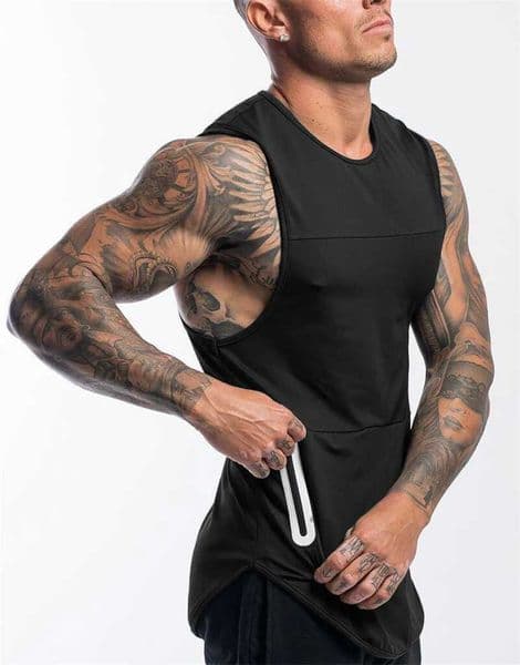 New mens bodybuilding tight fitting sports vest summer runner exercise sleeveless shirt mens fitness vest mens fitness vest mens running vest X250324