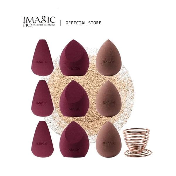 IMAGIC 10 Pcs Makeup Sponge Wet and dry Puff Professional Soft Makeup Puff Sponge Ultra-high quality bigger Combination Packages 250317