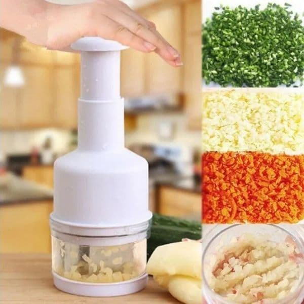 Stainless Steel Onion Chopper Hand Pressure Food Cutter Slicer Peeler Manual Vegetable Garlic Kitchen Shredder Tool 250324BJ