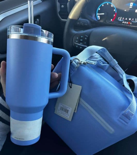 2026 14 40 Oz Love Fancy Ibiza Sunset Car Cup cologne With Handle And Straw, Christmas Limited Edition Bow Mug | All perfume Day Julienne Mini Soft Insulated Lu
