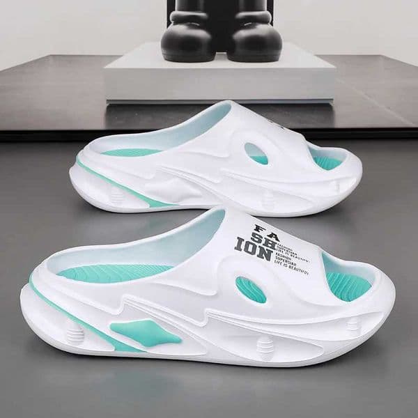 EVA Mens Slippers Thick Bottom Mens Soft Comfortable Casual Shoes Men Slip- Sandals Beach High-elastic Male Slides Hot SaleXJ250326