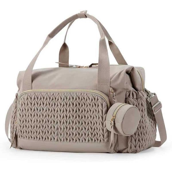Diaper Bag Tote Large Diaper Bags Waterproof Hospital Bag for Labor Delivery Baby Bag with Pacifier CaseTravel Diaper ToteC250326