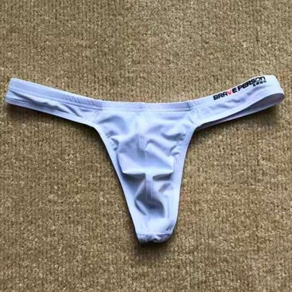Brave person/ fearless captain underwear young low waist sexy silky nylon thong men's T pants