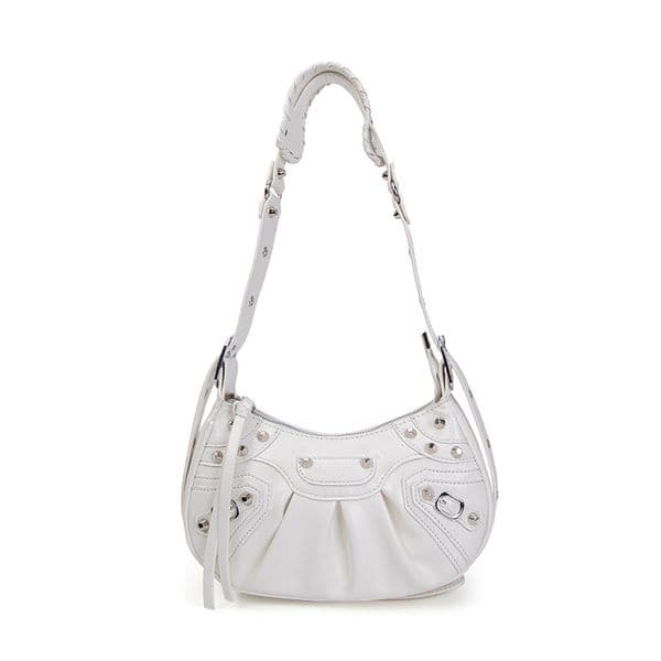 Evening Bags Arrival Women's Le Cagole Small Shoulder Bag Design Pleated Saddle Cross Body Messenger With Coin Purse Handbag