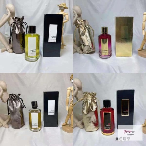 Perfume 120ml Cedrat Boise Roses Veet Vanille Purple wers Pearl Red Tobacco Fragrance Eau De Parfum 4oz Long Lasting Smell EDP Men Women Neutral Cologne Spray