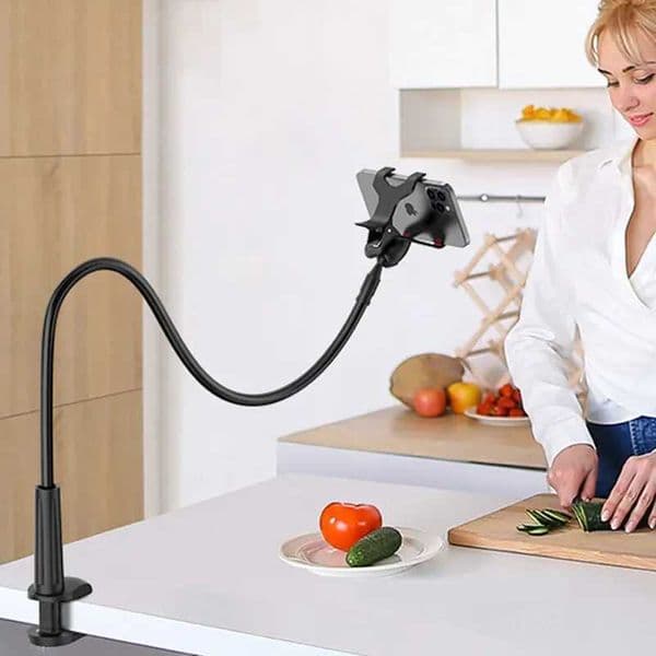 80cm mobile phone stand lazy stand headrest 360 flexible long clip installation suitable for 3.5~6.7 devicesXJ250326