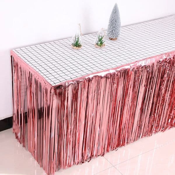 Table Skirt Wedding Decoration Birthday Party 275 75cm 250325