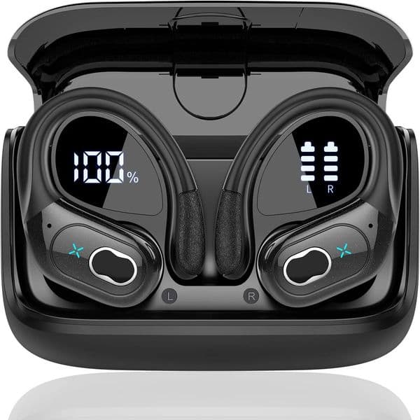 TWS Sports Earbuds Bluetooth 5.4 HIFI Bass Wireless Headphones LED Touch Hands-free Earphone Noise Cancelling Waterproof Headset 250320