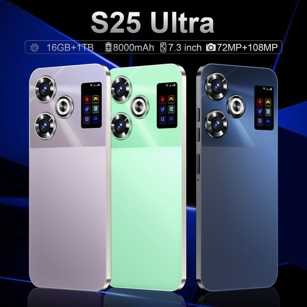 New S25Ultra Low Price Android 12.0 Large Screen 4G Full Network