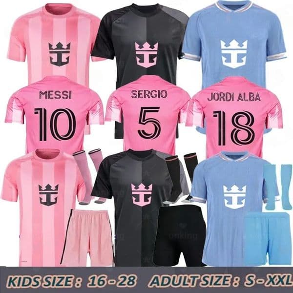 25 26 Soccer Jerseys 2024 3rd Player Fans version shirt Baby Matuidi Women 24 25 football men kit kids equipment 3XL 4XLUAREZ M.MESSIS Interes Miamis CF