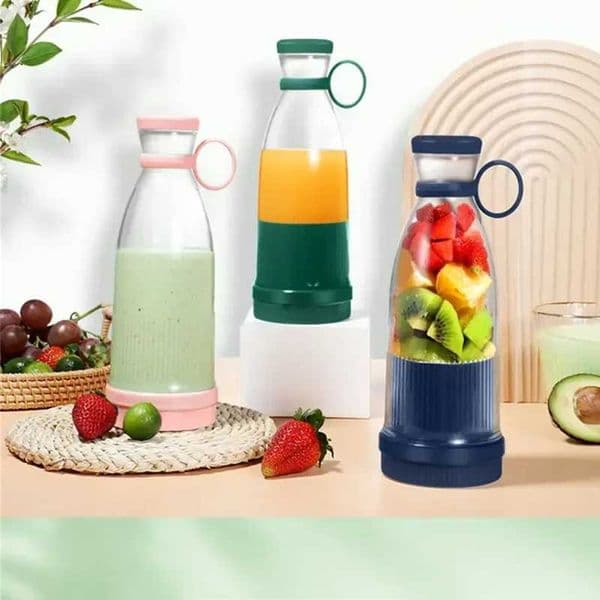 Electric juice cup 6-blade blender milk shake machine USB portable fruit milk mixing tool mini fresh juice blender Z250326