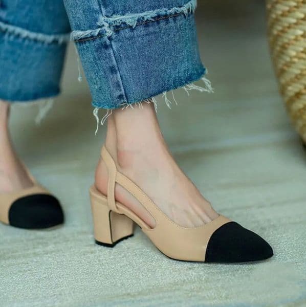 Ballet Flats Slingbacks Sandal High Heels Fisherman Shoes Espadilles Woman Party Dress Chunky Letter Bow Ballerina pyhz
