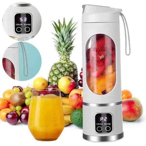 450mL portable juicer with 8 household USB chargers large capacity digital display juicer Z250326