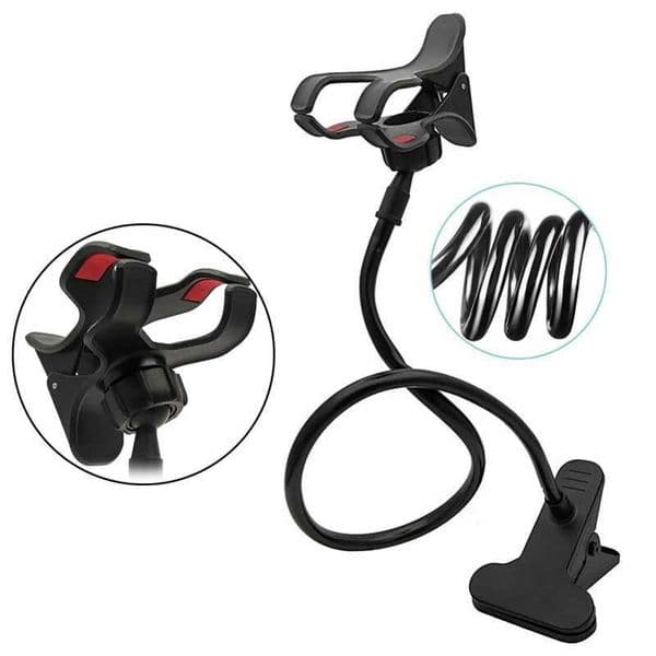 Universal Lazy Stand Phone Stand Gooseneck Stand Clamp Flexible Rod Fixed Port Stand 360 Adjustable Lazy StandXJ250326