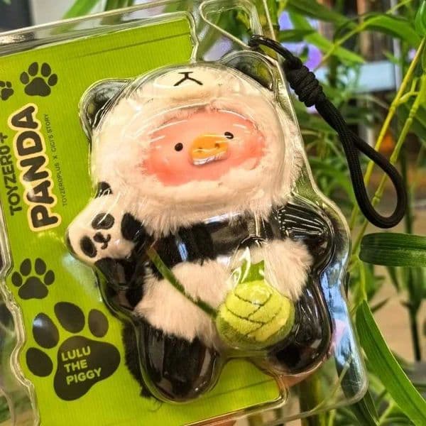 Toyzero Canned Lulu Pig Mystery Blind Box Confirmed Panda Plush Vinyl Doll Backpack Pendant Cute Doll Handmade Surprise Gift X250327