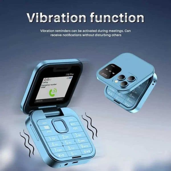 I16pro flip phone Flio14 I17pro F15mini childrens student 1000mAh phone card flip phone foldable high-capacity battery K2r0 M250327