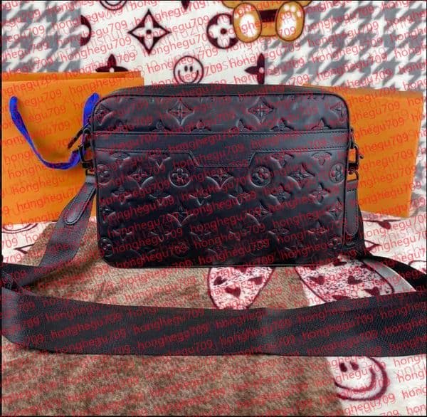 2025 Men Leather TRIO Luxurys Designer bags men 3pcs fashion trio outdoor Waistpacks Luxury Designers Bag Womens satchel mens Clutch handbag CrossBody Totes bumbag