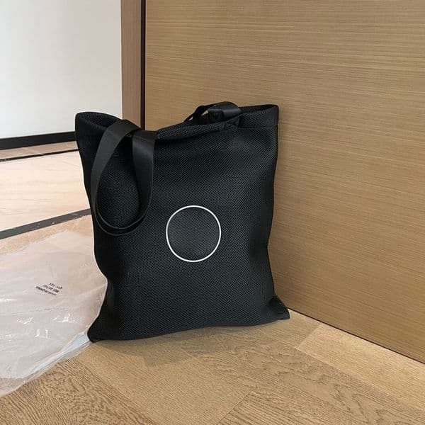 2C Soft Sandwich Mesh Travelling Shopping printed Letters Beach Tote Bag Casual Handbag VIP bag