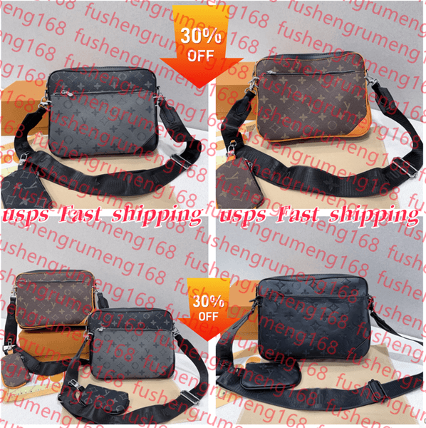 2025 New Men Crossbody Shoulder Bag styles Various sizes handbag luxurys designers bags pochette Multiple pockets fashion Messenger bag sale Hot 2024 L789