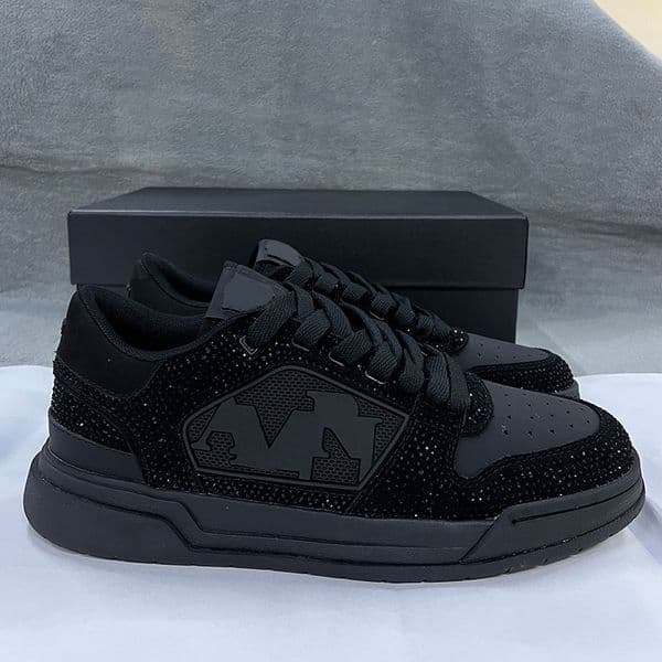 Womens Crystal Classic Shoes Low Retro Style Fashionable Lightweight Tennis Sneakers Men Breathable Design Made Of Rubber Cowhide Material Sports Shoes Size 35-46