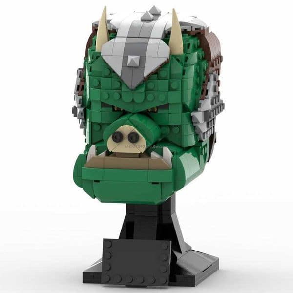 Moc 776 pcs Star Battle Jabba Gamorrean Guard helmet model building blocks bricks DIY educational assembly childrens toys M250329